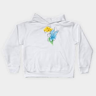 Watercolor Fairy Kids Hoodie